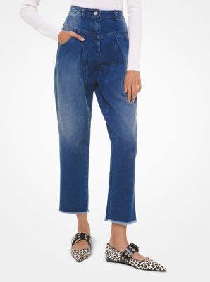 michael kors women's tapered jeans.